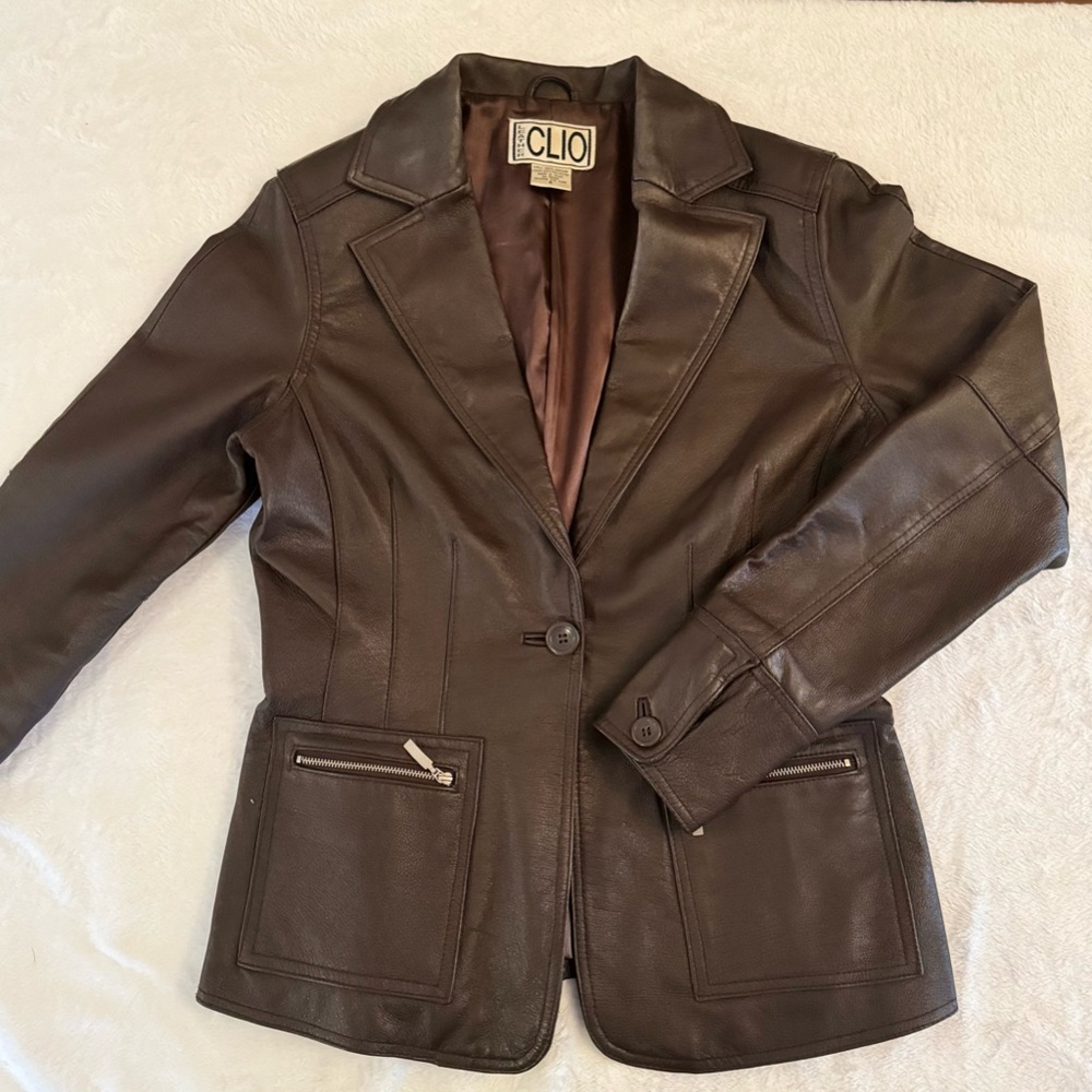 Clio Women’s Leather Jacket Size 6